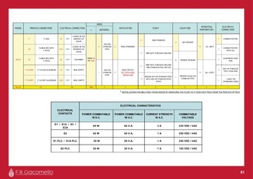 Указатель уровня RL/G1-F3-S2 A=500мм + монтажный комплект (5 шт.) - F.lli Gia