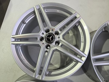 4× DISK HLINÍK MERCEDES-BENZ OE 8.5" X 18" 5X112 ET 34,5