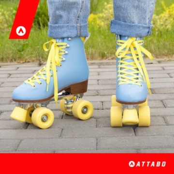 Роликовые коньки ATTABO Cascada женские синие TRACTION VENTILATION 41