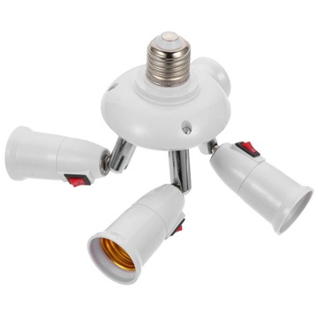 Adapter lampy E27 Rozdzielacz gniazda żarówki Podstawa lampy