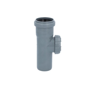 ОЧИСТИТЕЛЬ ЖЕЛОБОВ Ревизия водосточной трубы 50 мм ЗАГЛУШКА Серая, устойчивая