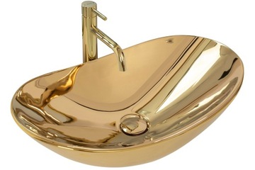 Umywalka Ceramiczna Royal Gold Złota REA