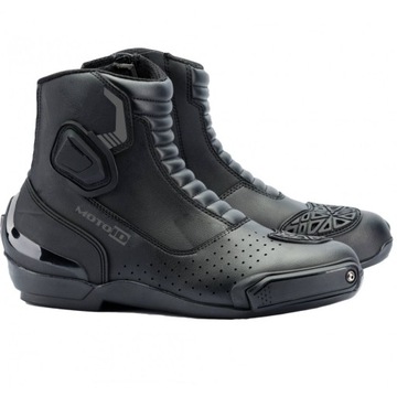 Buty Motocyklowe MOTOID NITRO LOW BLACK 40 ReflexLite Krótkie Letnie
