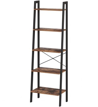 REGAŁ NA KSIĄŻKI PÓŁKA LOFT REGAL DRABINKA