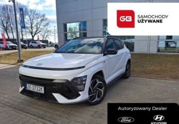 Hyundai Kona I Crossover Facelifting 1.6 T-GDI 198KM 2023 Hyundai Kona Hyundai Kona 1,6 198KM, Salon Polska, N-Line, Gwarancja 2028r.