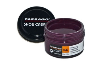 Krem na bazie wosku do butów - TARRAGO Shoe Cream 50ml 54 BAKŁAŻAN