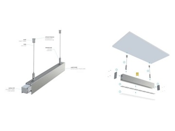 PROFIL ALUMINIOWY CLARO ANODOWANY 1M DO TAŚM LED