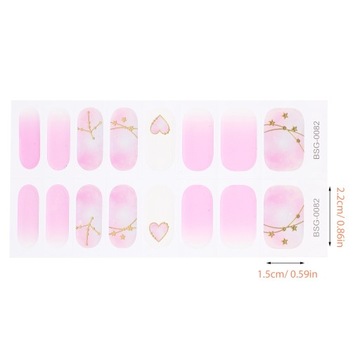 Żelowa naklejka na paznokcie Nail UV