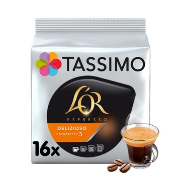 Kapsułki Tassimo L'OR Espresso Delizioso, 16 sztuk