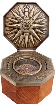 Kompas mosiężny Cardan