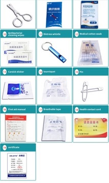 Аптечка первой помощи Eva Safety Прочный набор из 19 предметов Водонепроницаемый Открытый