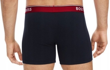 Hugo Boss 3 pary bokserki męskie spodenki ORYGINAŁ oryginalne coton streTch