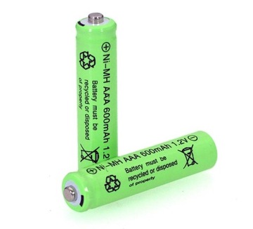 BATERIA AKUMULATOREK AAA 1.2V 600 mAh 2 SZTUKI !!!