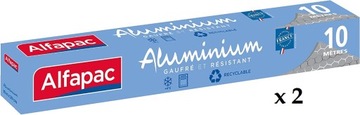 ALFAPAC FOLIA ALUMINIOWA 10 M X 2