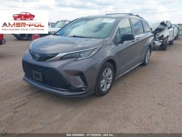 Toyota Sienna III 2022 Toyota Sienna 2022r, Hybrid, XSE, 2.5L 2.5 Hybryda 245KM