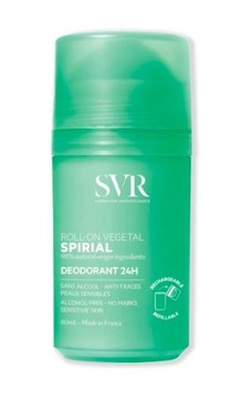 SVR Spirial Roll-On Vegetal antyperspirant w kulce Bez Alkoholu 24h 50ml