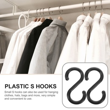 ПЛАСТИКОВЫЕ ВЕШАЛКИ S-ОБРАЗНЫЕ.