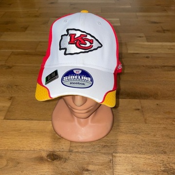 REEBOK KANSAS CITY CHIEFS NFL CZAPKA Z DASZKIEM NOWA Rozm. S/M