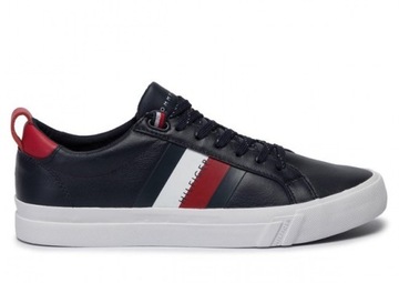 TOMMY HILFIGER SNEAKERS Flag Detal Leather R 44