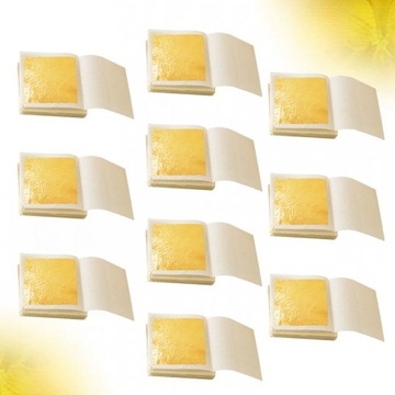 24-каратные золотые хлопья Каратные желтые листья 30 шт.