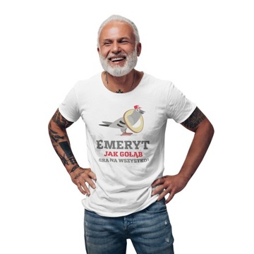 Подарок ПЕНСИОННАЯ ФУТБОЛКА НА ПЕНСИЮ BE LIKE A PIGEON