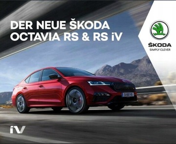 Skoda Octavia RS i RS iV prospekt 2021 rzadki