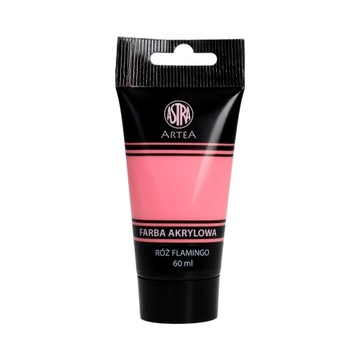 farba akrylowa ASTRA tuba 60ml RÓŻ FLAMINGO różowy