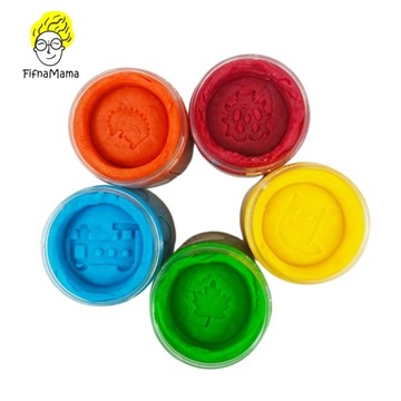 CIASTOLINA NATURALNA JADALNA SENSORYCZNA FIFNA MAMA (POMARAŃCZ) MONTESSORI