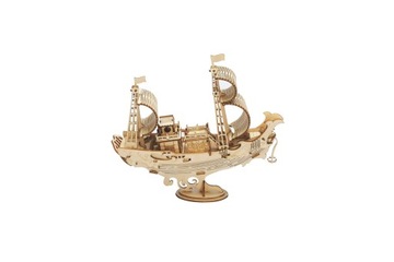 Robotime Drewniane Puzzle 3D - Japoński Statek