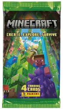 SASZETKA KARTY kolekcjonerskie MINECRAFT PANINI 2023