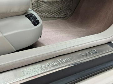 Mercedes Klasa S W220 2001 Mercedes S 600 LONG Biały W12 365KM Gotowy do, zdjęcie 35