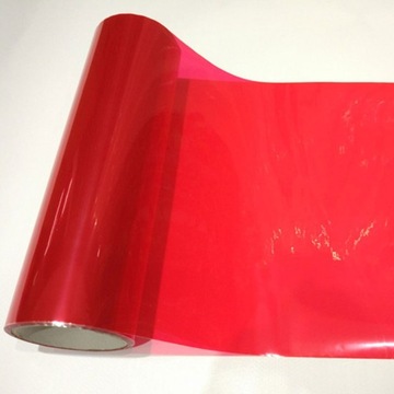 Folia Ochronna Do Lamp Samochodowych Materiał PCV, Red