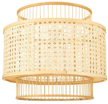 Klosz BOHO rattanowa plecionka 40cm BMB07