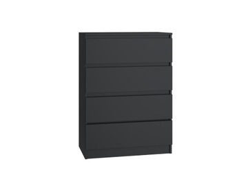Komoda Malwa Czarna 70x40x97 cm