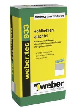 Weber tec 933 - Cementowa szpachlówka | 25kg