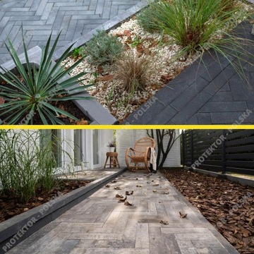 Декоративный куб METRIK, толщина 6 см, бетонное покрытие, садовая дорога