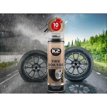 K2 TIRE DOKTOR 500 ML - СПРЕЙ ДЛЯ ЗАПАСНЫХ ШИН