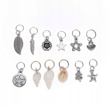 70шт. Кольца для косичек для волос дреды