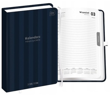 TERMINARZ KALENDARZ NAUCZYCIELA PEDAGOGA A5 2025 / 2026