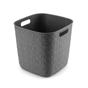 Koszyk do przechowywania Softex 27,9 x 27,9 x 26,9 cm szary CURVER