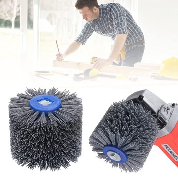 НЕЙЛОНОВАЯ ЩЕТКА ДЛЯ ПИЛЫ 80# ДЕРЕВЯННАЯ ГРЕБЕНКА ВАЛИКОВЫЙ ШЛИФОВАЛЬНЫЙ ДИСК 12x10