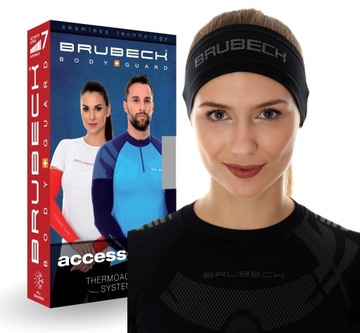 BRUBECK PRO ODDYCHAJĄCA OPASKA DO BIEGANIA L-XL