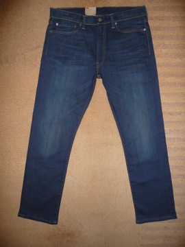 NOWE spodnie dżinsy LEVIS 513 W34/L30=45,5/103cm jeansy