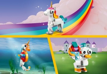 LEGO CREATOR 31140 Волшебный единорог 3 в 1