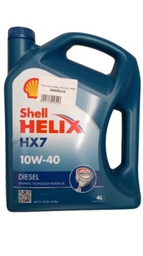 Olej silnikowy Shell Helix HX7 DIESELA 4 l 10W-40