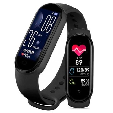 SMARTBAND OPASKA SPORTOWA SMARTWATCH ZEGAREK M5