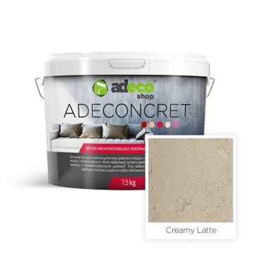 Beton dekoracyjny Kremowe LATTE jasny beż 7,5kg