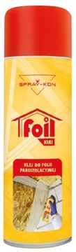 KLEJ SPRAY-KON FOIL PAROIZOLACJA TAŚMA DWUSTRONNA