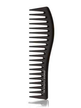 JANEKE WAVY COMB GRZEBIEŃ FALISTY DO WŁOSÓW CZARNY