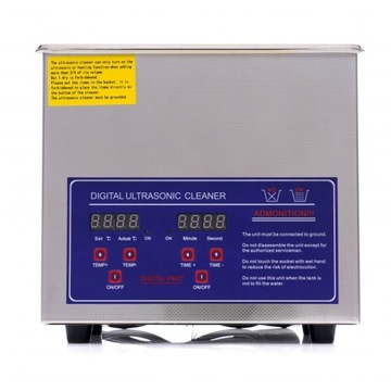 Myjka ultradźwiękowa 3,2L ekologiczny system mycia Moc 140W - Kraft&Dele